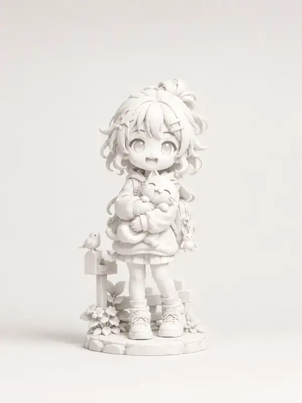 Generiertes 3D-Modell, bereit zum Drucken