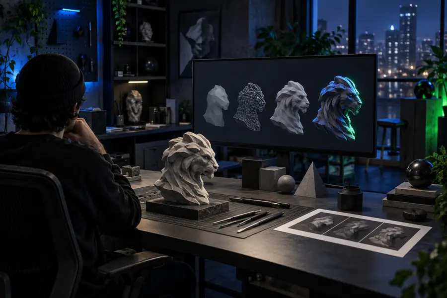 Online 3D workflow reference